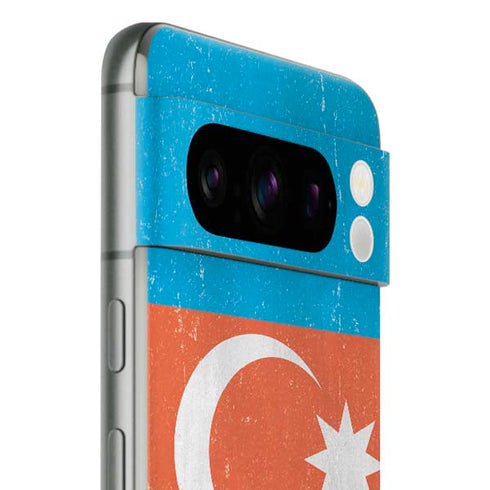 Azerbaijan Flag Distressed Google Pixel 8 Pro Skin